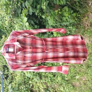 Patagonia Size 4 plaid tunic button down